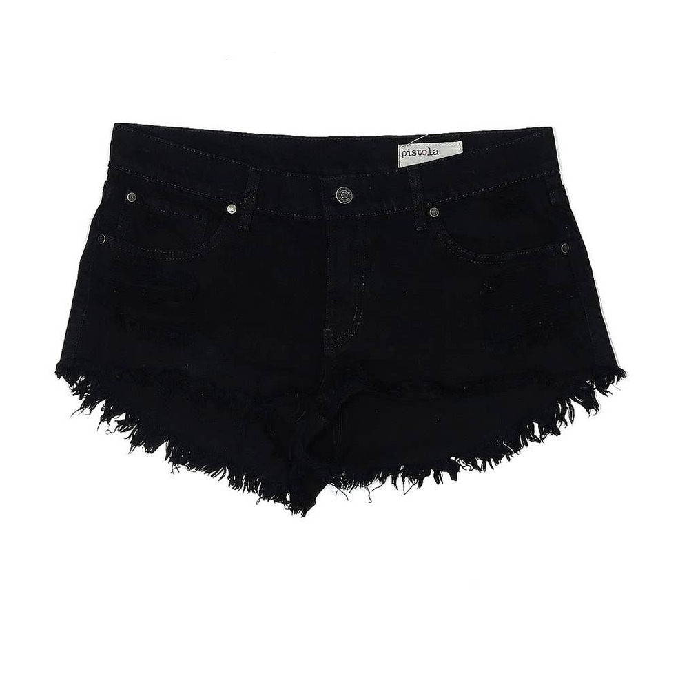 PISTOLA Gigi Low Rise Cut Off | Onyx - L